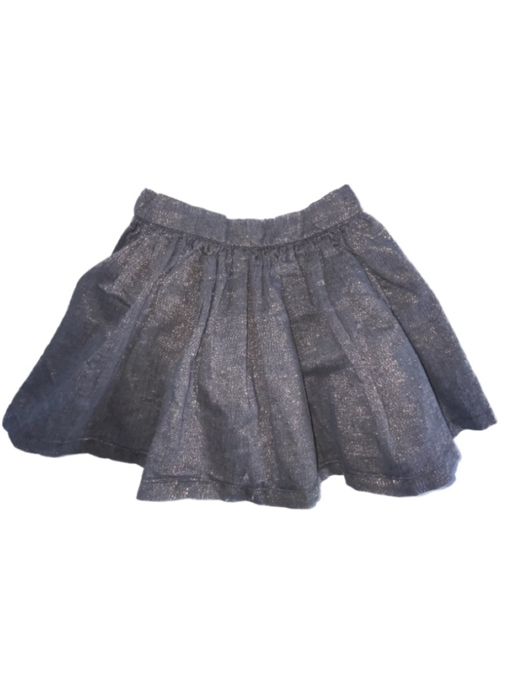 Zef Metallic Full Skirt with Elastic Waist Size 2